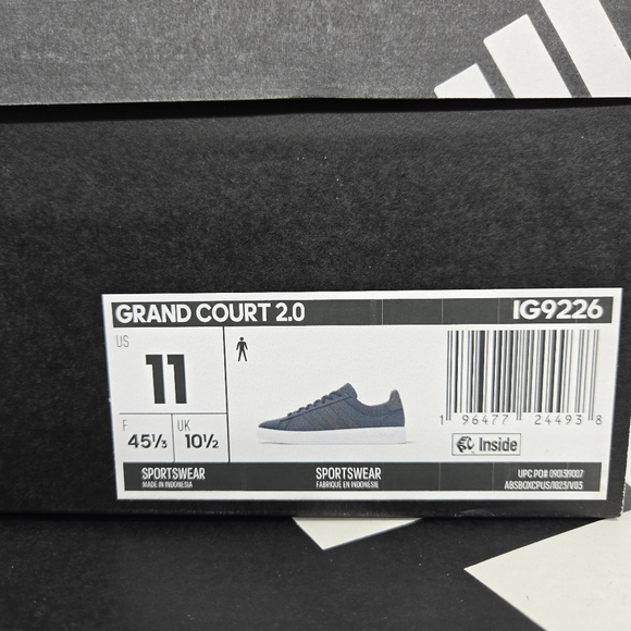 Adidas Men\'s Grand Court 2.0 IG9226 Shoes Size 11 New main image 4